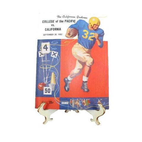 The California Gridiron College Of The Pacific Vs Cali 1952 Program Book