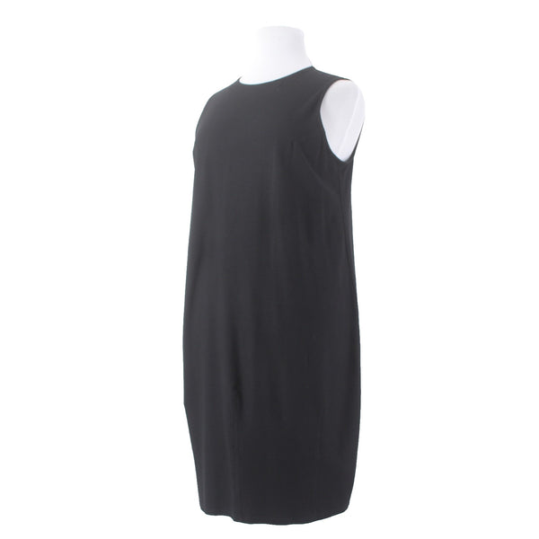 Eileen Fisher Dress Sz XL Black Sleeveless Viscose Nylon Spandex Dress 4