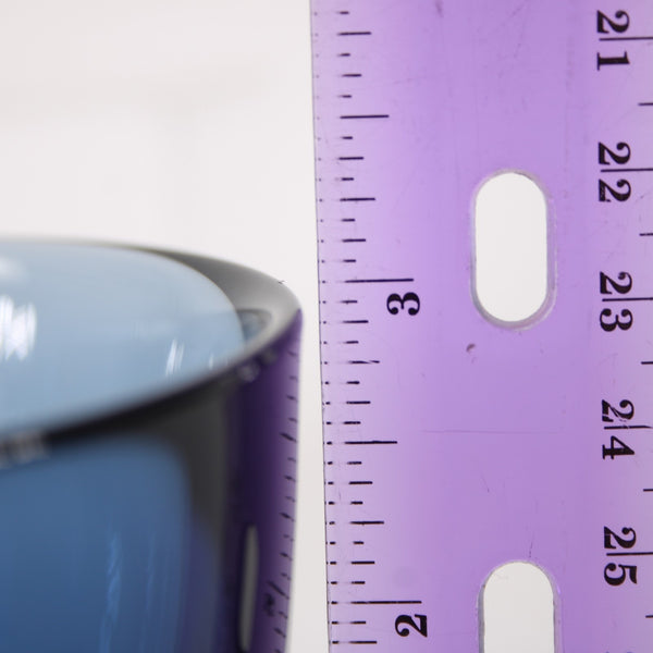 Orrenfors Sweden Glass Bowl Pastillo Steel Blue High Quality Crystal 3" Cup Bowl