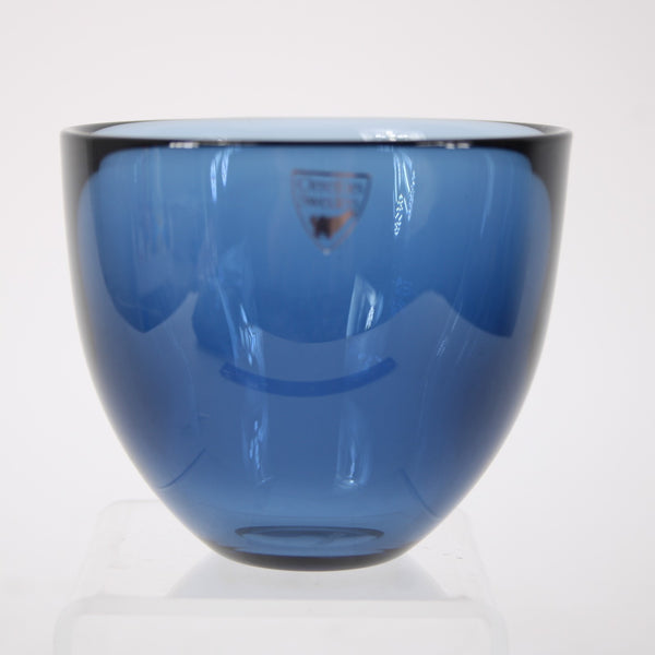 Orrenfors Sweden Glass Bowl Pastillo Steel Blue High Quality Crystal 3" Cup Bowl