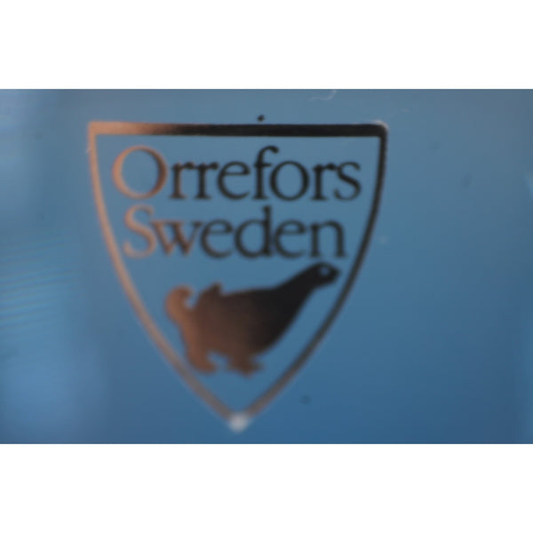 Orrenfors Sweden Glass Bowl Pastillo Steel Blue High Quality Crystal 3" Cup Bowl