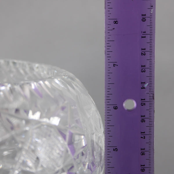 Brierly Bowl 8 x 7 Cut Crystal Footed Full Lead Hand Cut Bowl