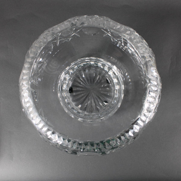 Brierly Bowl 8 x 7 Cut Crystal Footed Full Lead Hand Cut Bowl