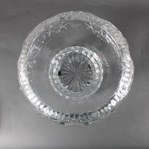 Brierly Bowl 8 x 7 Cut Crystal Footed Full Lead Hand Cut Bowl