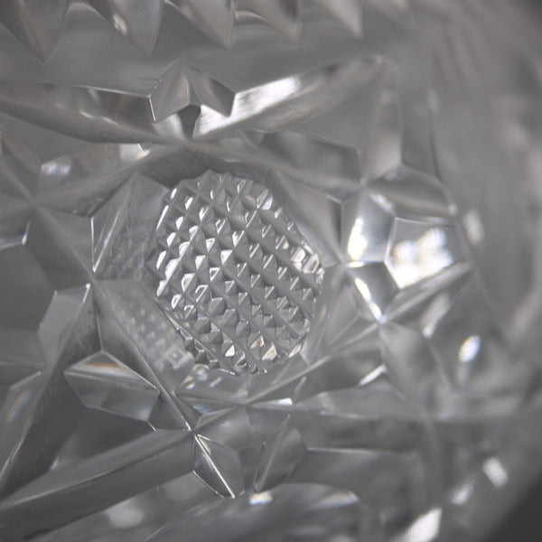 Brierly Bowl 8 x 7 Cut Crystal Footed Full Lead Hand Cut Bowl