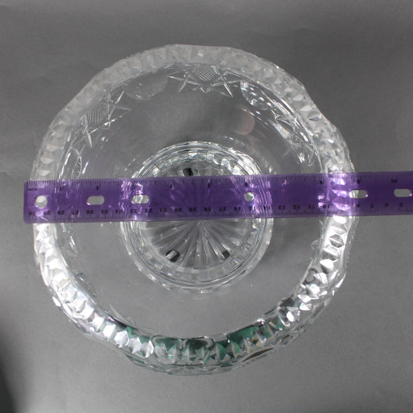 Brierly Bowl 8 x 7 Cut Crystal Footed Full Lead Hand Cut Bowl