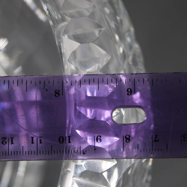 Brierly Bowl 8 x 7 Cut Crystal Footed Full Lead Hand Cut Bowl