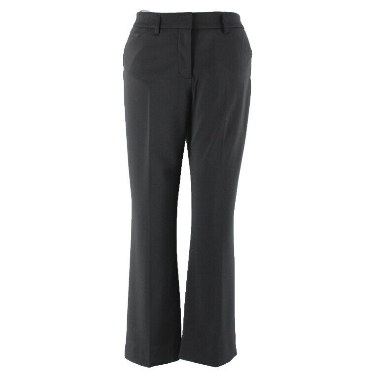 Bar III Sz 8 X 27 Black Clasp Closure Polyester Blend Dress Trouser Pant