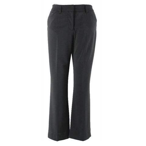 Bar III Sz 8 X 27 Black Clasp Closure Polyester Blend Dress Trouser Pant