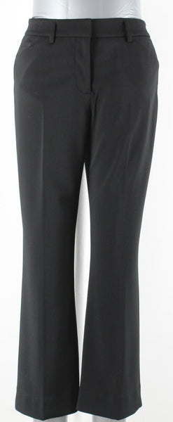 Bar III Sz 8 X 27 Black Clasp Closure Polyester Blend Dress Trouser Pant