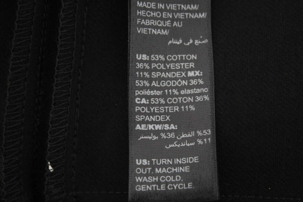 WHBM NEW $140 Sz 2 Black Lapel Collar Peplum 1 Button Cotton Blend Jacket