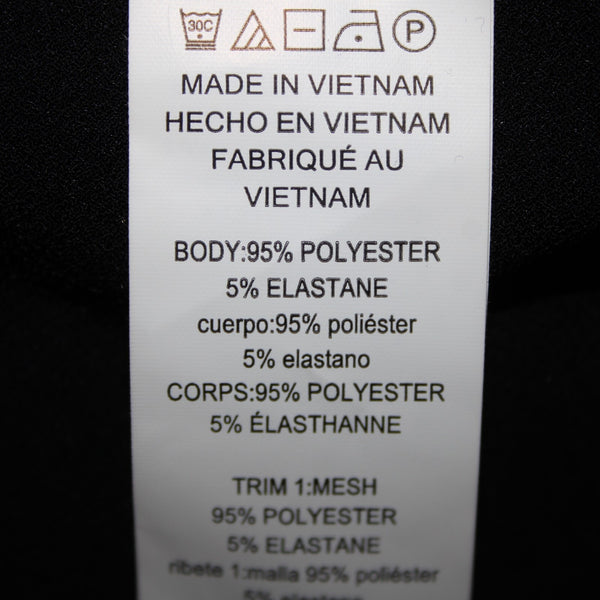 Michael Kors Sz S Black Unlined Eyelets Short Sleeve Polyester Elastane Dress