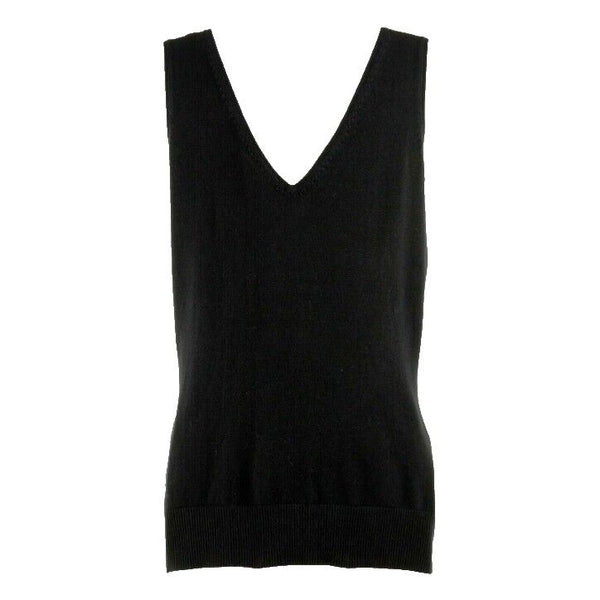 White House Black Market NEW $78 Sz S Black Viscose Silk Nylon Spandex Top