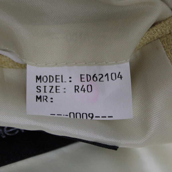 Club Room Sz 40R Yellow Textured Two Button Silk Wool Blend Blazer Jacket