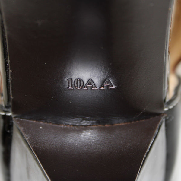Cole Haan Sz 10 AA Black Brown Patent Leather Upper 4" Cushion Air Sole Heels