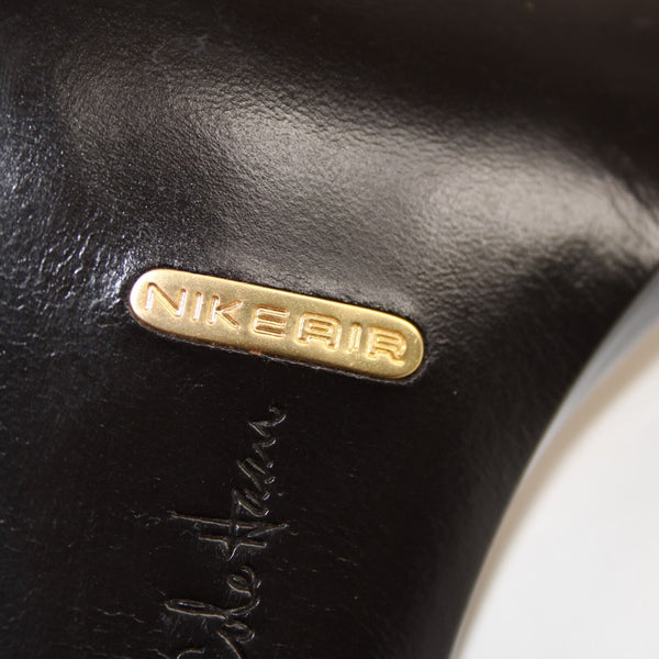 Cole Haan Sz 10 AA Black Brown Patent Leather Upper 4" Cushion Air Sole Heels