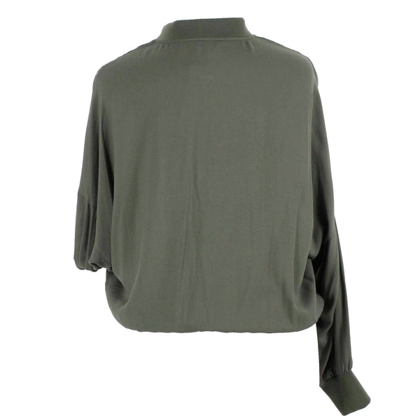 BB Dakota NEW $89 Jack Sz XL Olive Green Zip Pocketed Rayon Poly Jacket