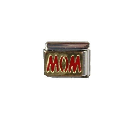 MOM Stainless Steel Elastic Stretch Chain Link Italian Charm