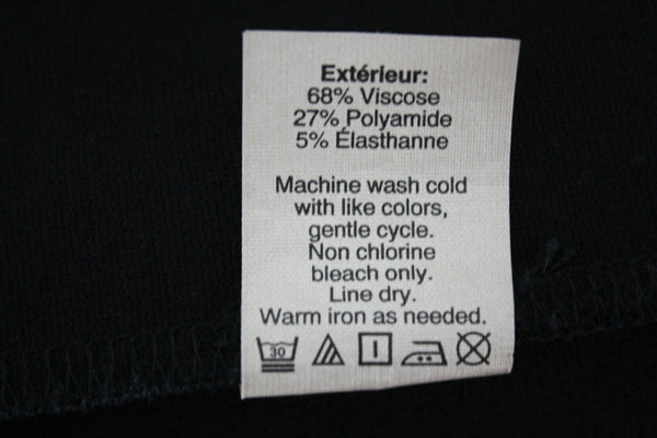J Crew Sz 4 Black Silver Exposed Zip Back Viscose Polyamide Elastane Dress