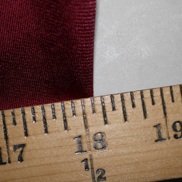 Nike Sz 2 Burgundy White Logo Knee Length 100% Nylon Polyamide Jersey Dress