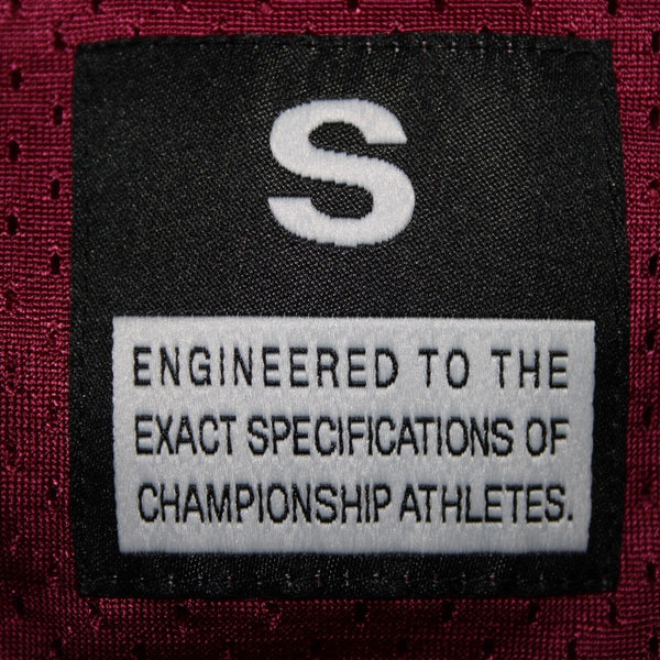 Nike Sz 2 Burgundy White Logo Knee Length 100% Nylon Polyamide Jersey Dress