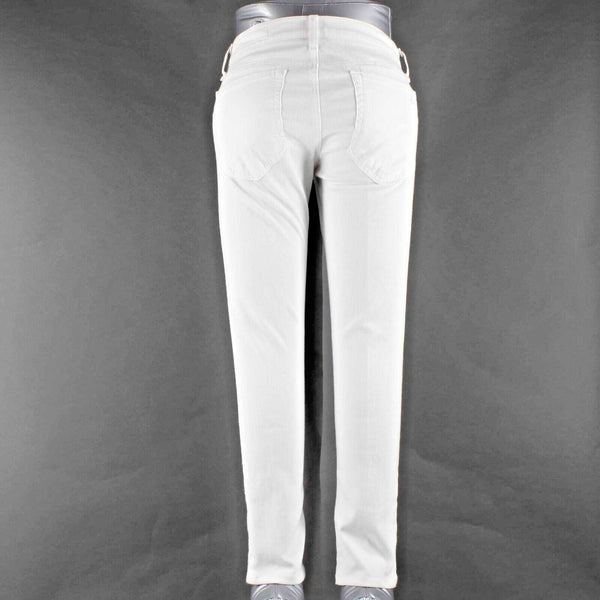 rag & bone JEAN DRE Sz 26 x 27.5 White Distressed Lined Cotton Blend Skinny Jean