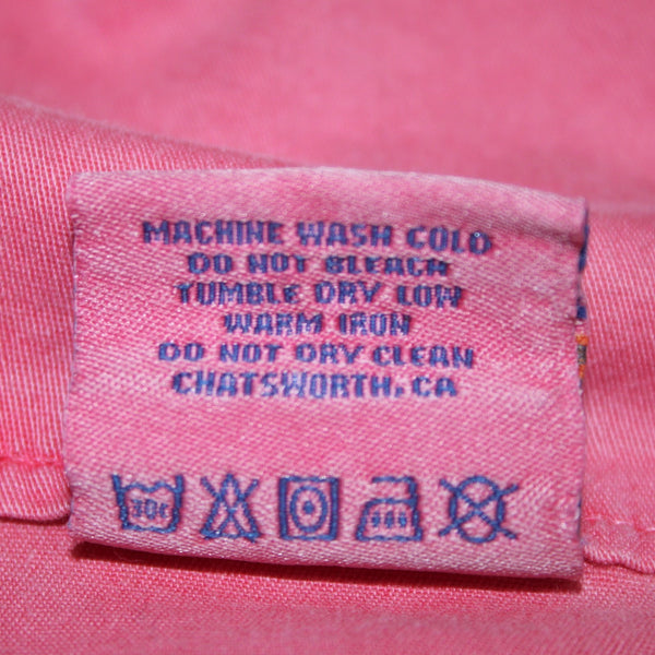 Sea Breeze Jacket Sz M Pink Vintage Beachy Buttons Pockets 100% Cotton Jacket