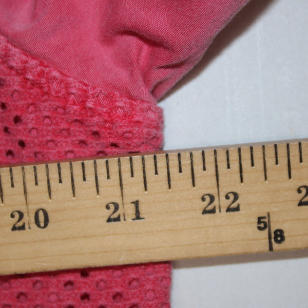 Sea Breeze Jacket Sz M Pink Vintage Beachy Buttons Pockets 100% Cotton Jacket