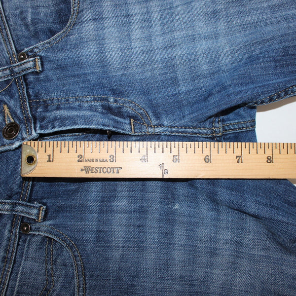 Burberry Brit Buckingham Sz 25 x 22 Blue Denim Pockets Skinny Leg Cotton Jeans