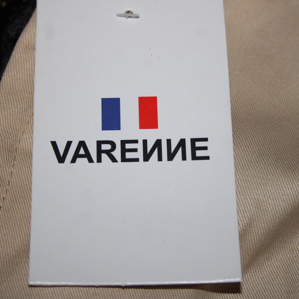 Varenne NEW Sz XS x 32 Tan Cargo Pockets Elastic Waist Lined No Fabric Pant