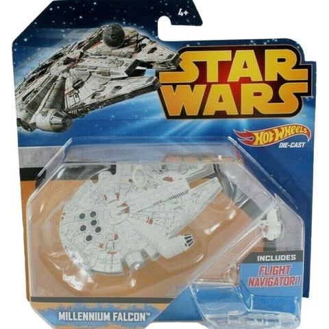 Hot Wheels Star Wars Millennium Falcon Includes Flight Navigater Collectible
