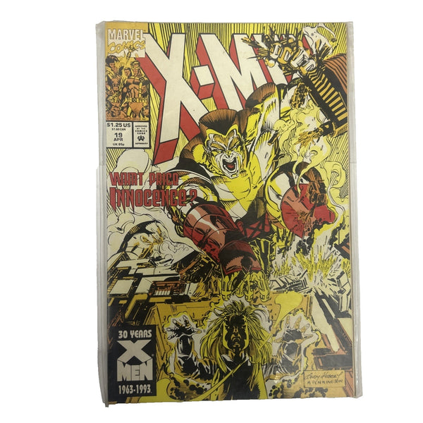 Marvel Comics Comic Book X Men What Price Is Innocence #19 April Comic Book