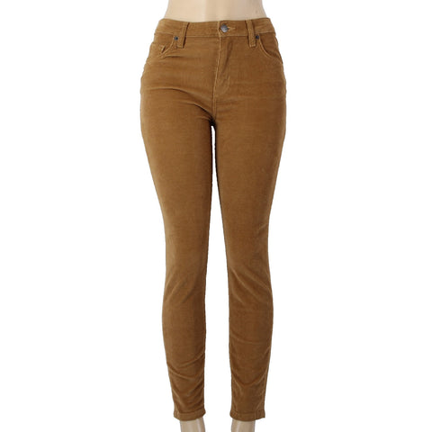 Patagonia Pant NEW $99 Sz 25 x 28 Brown Corduroy Skinny Ankle Organic Cottn Pant