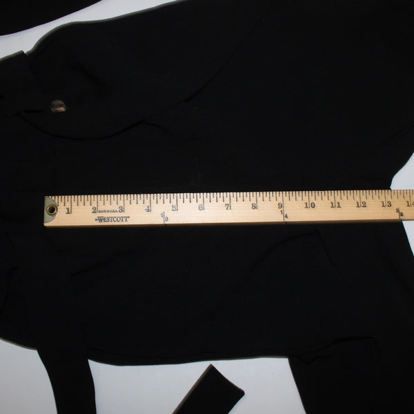 Maje Jumpsuit NEW $525 Pantalon Sz 34 Black Gold Hardware Acetate Poly Jumpsuit