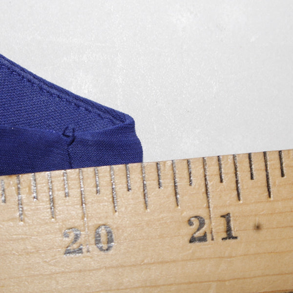 RM Richards Dress Sz 20W Royal Blue Beaded Sequin Key Hole Poly Spandex Dress