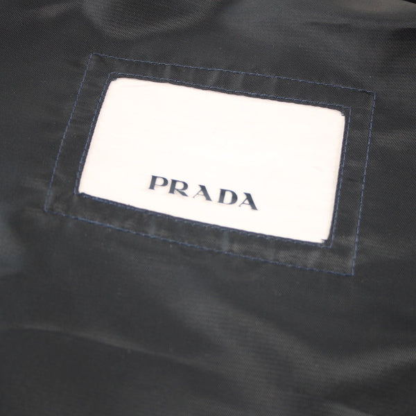 Prada Navy Blue 47 x 25 Zip Garment Travel Bag