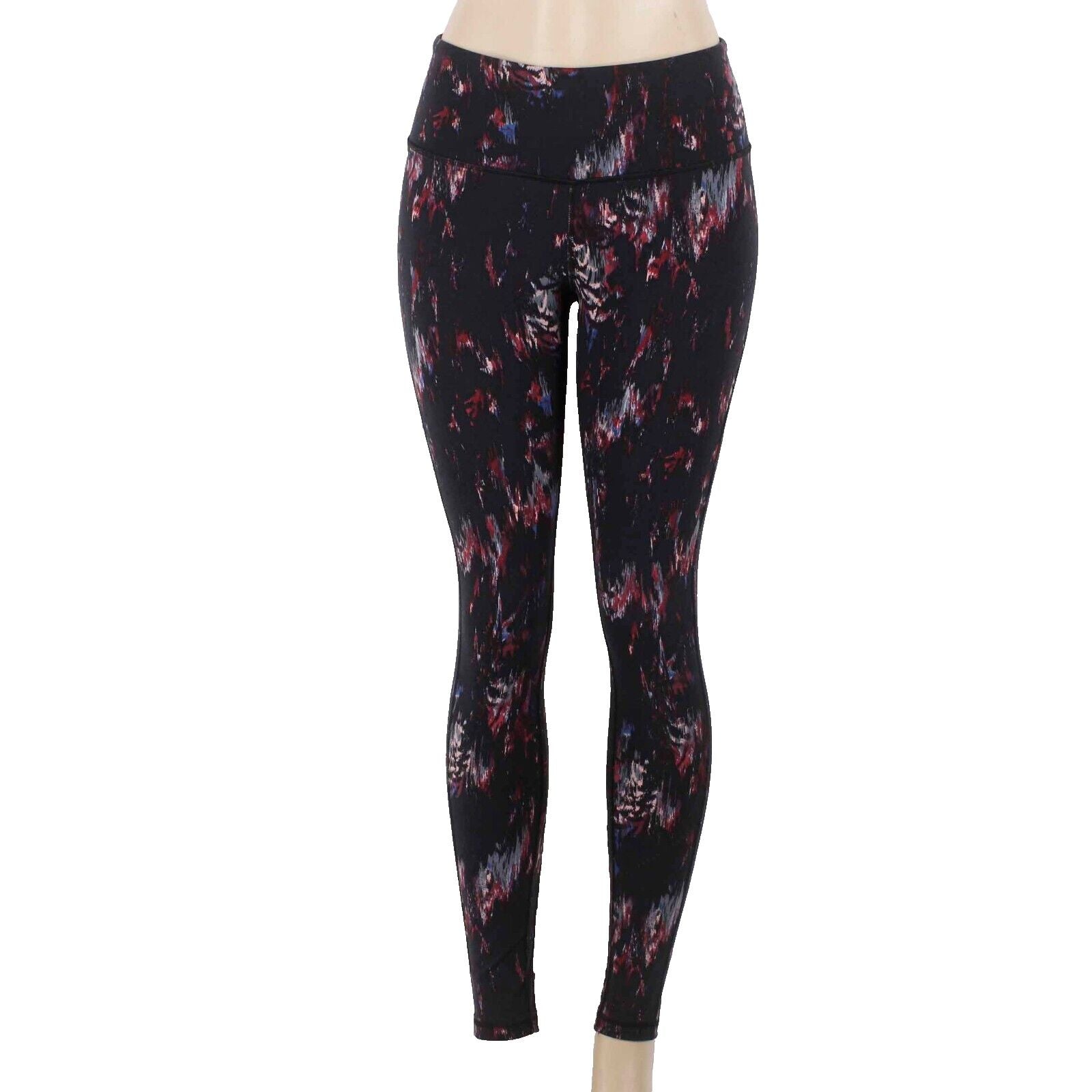 Victoria Sport Sz SP X 28 Black Multi Sheer Mesh Inserts Polyamide Aw Legging