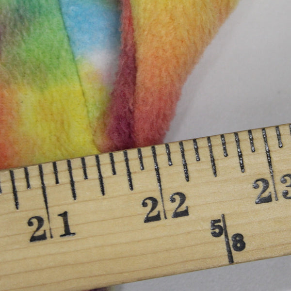 Obey Sz M Multi Color Tie Dye Hooded Crop Pull Over 100% Polyester Sweater