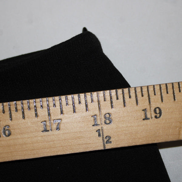Saks Fifth Ave NEW $178 Melissa Sz 16W x 30 Black Straight Side Zipper Poly Pant