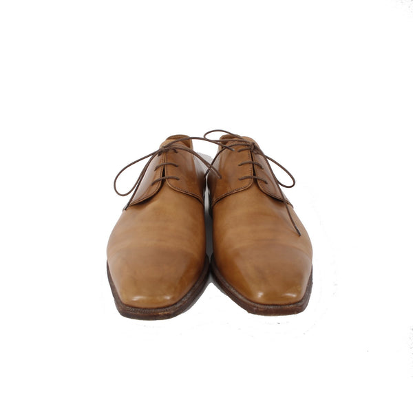 StefanoBi Shoes Sz 12 Brown Lace Up Oxford Leather Dress Shoes