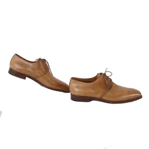 StefanoBi Shoes Sz 12 Brown Lace Up Oxford Leather Dress Shoes