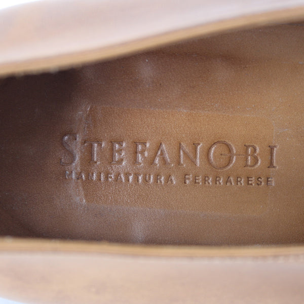 StefanoBi Shoes Sz 12 Brown Lace Up Oxford Leather Dress Shoes