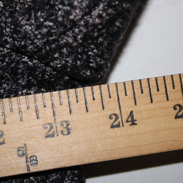 Your Neighbors Sz XL Black White Collared Pockets Lined Wool Polyester Coat