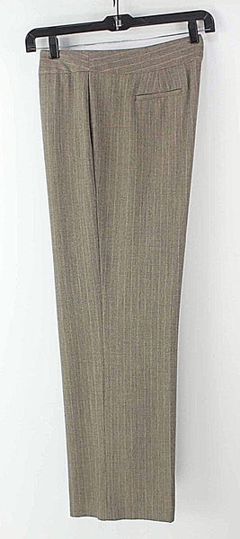 Sag Harbor Sz 18 x 32" Brown Beige Poly Ray Spandex Nylon Herringbone Pant
