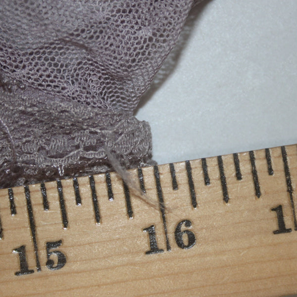 Free People Dress Sz 8 Lavender Purple Lace Detail Lined Mesh 100% Poly Dress