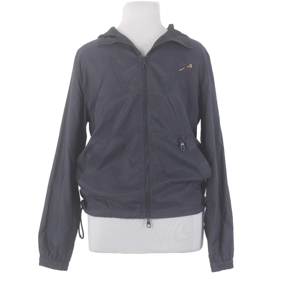 Louis Vuitton Jacket TC 1256420 Sz 48 Navy Blue Reversible Logo 100% Polyamide