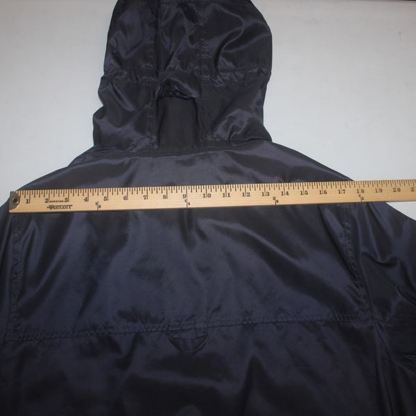 Louis Vuitton Jacket TC 1256420 Sz 48 Navy Blue Reversible Logo 100% Polyamide