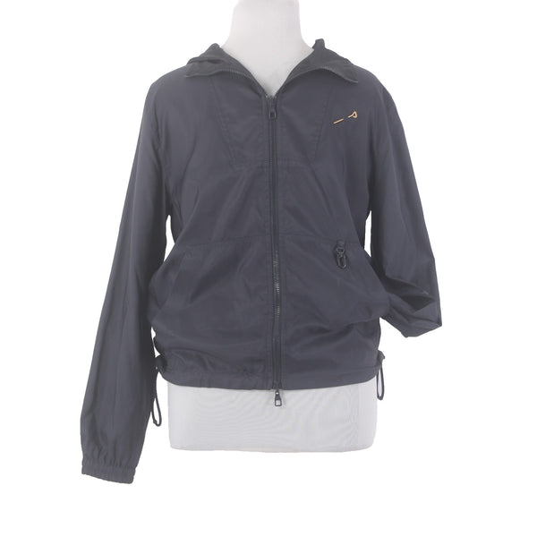 Louis Vuitton Jacket TC 1256420 Sz 48 Navy Blue Reversible Logo 100% Polyamide
