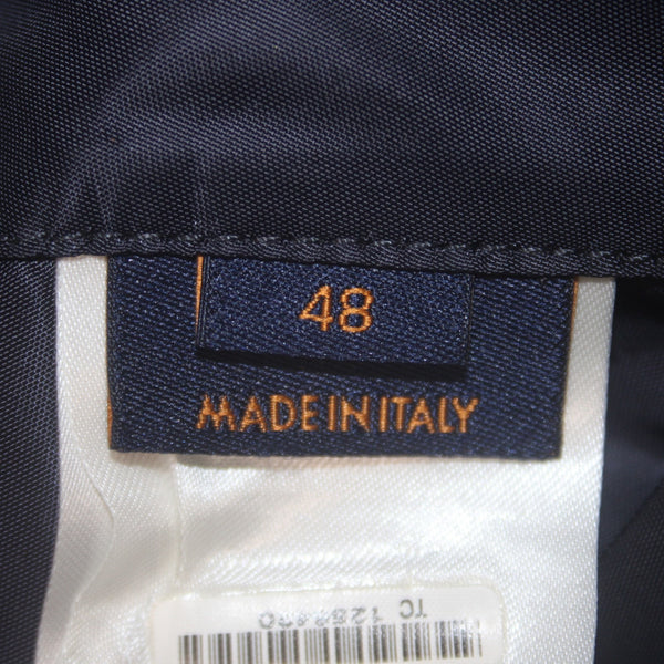 Louis Vuitton Jacket TC 1256420 Sz 48 Navy Blue Reversible Logo 100% Polyamide