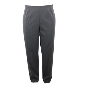 Saks Fifth Ave NEW $178 Melissa Sz 16W x 32 Charcoal Black Poly Viscose Pant